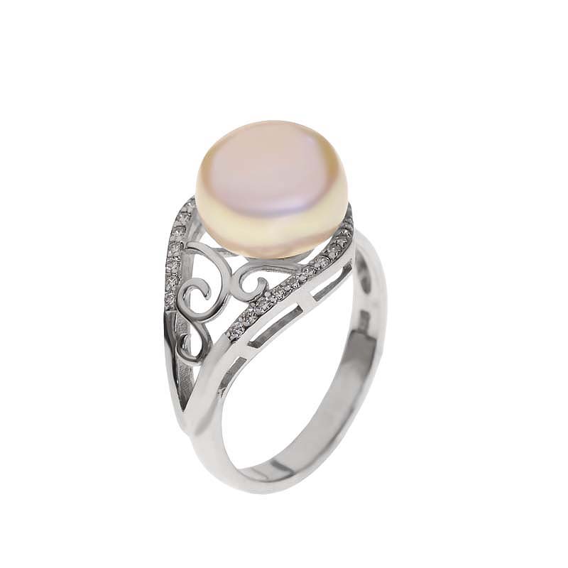 Gyöngyös ezüst gyűrű