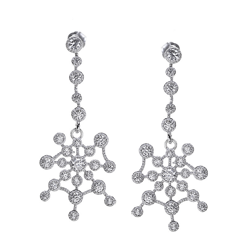 Köves lógós fülbevaló