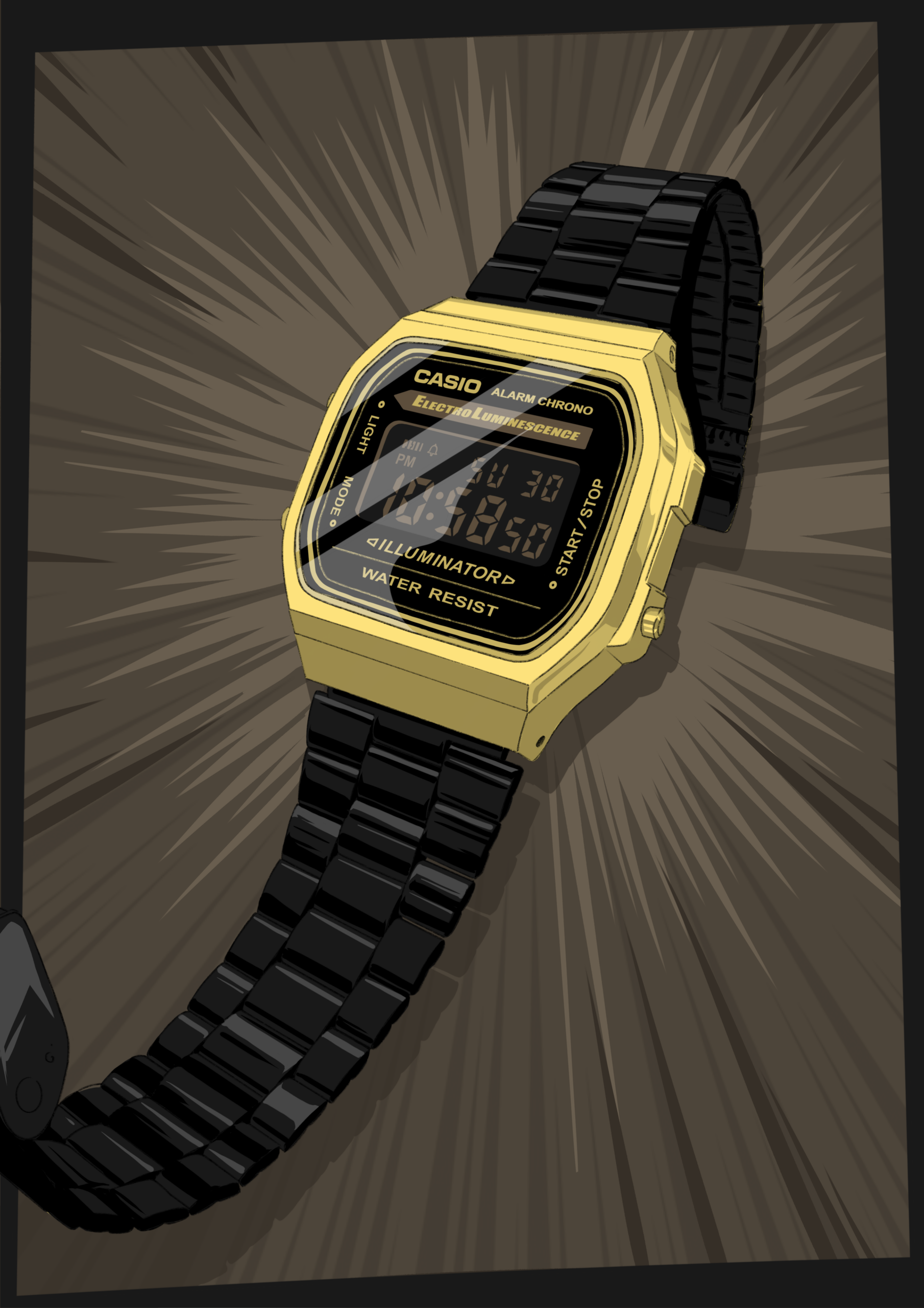 Casio Vintage A168WEGB-1BEF karóra - Image 4