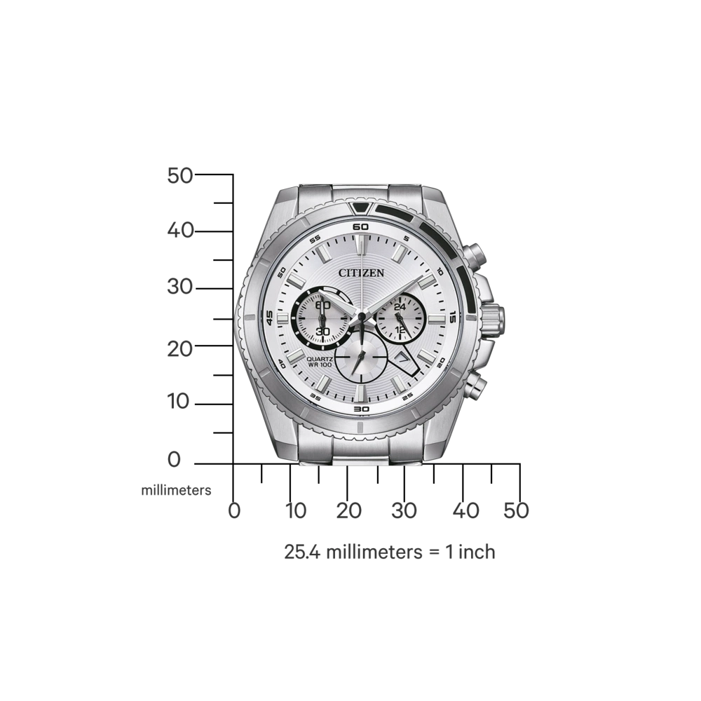 Citizen Quartz Chrono AN8200-50A karóra - Image 4
