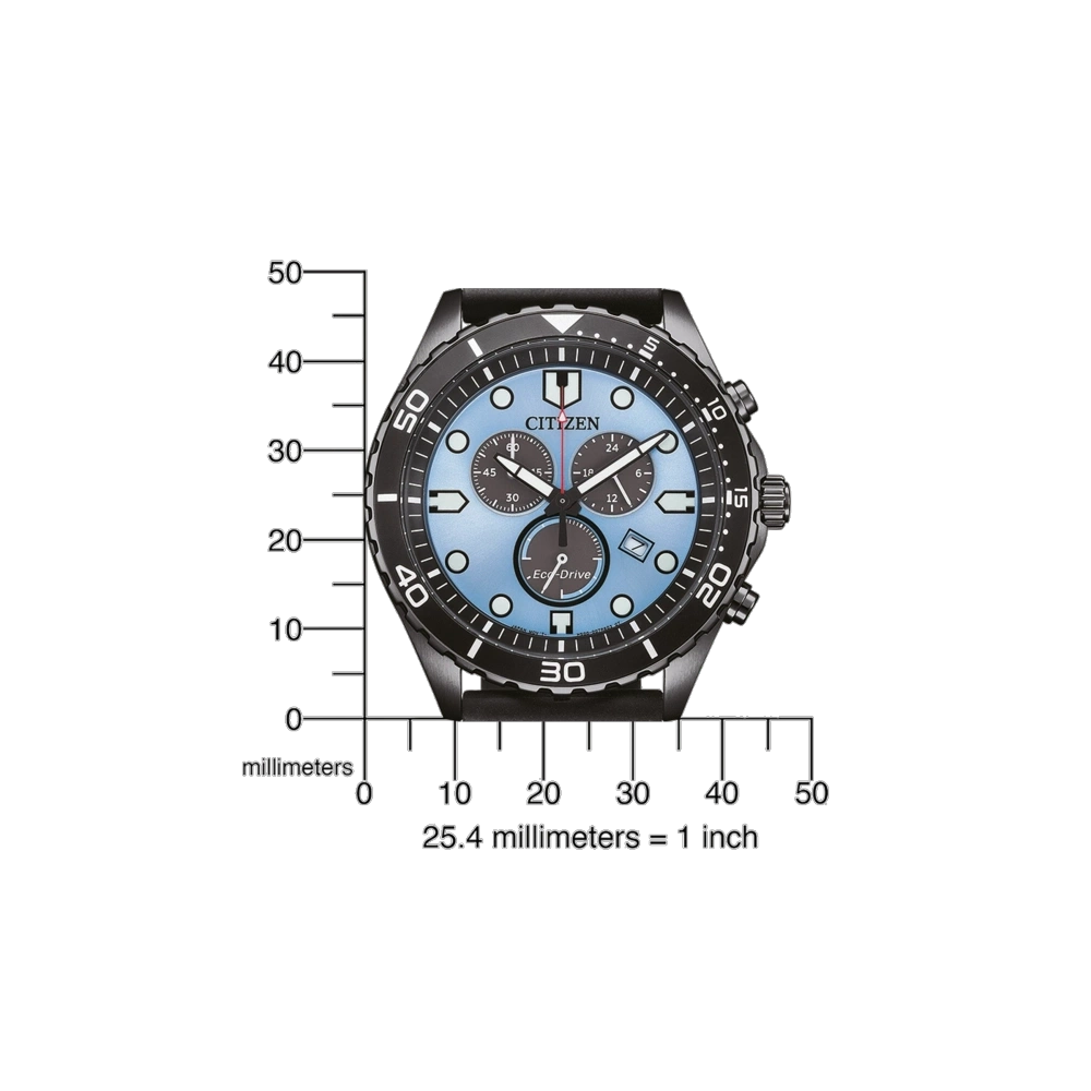 Citizen Eco-Drive Sporty Aqua Chrono AT2567-18L karóra - Image 4