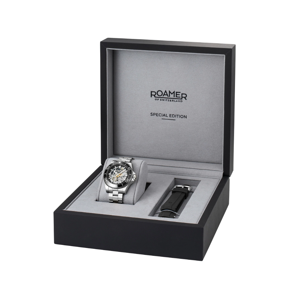 Roamer Premier Skeleton Special Edition Box Set karóra 986984 41 85 20 - Image 2
