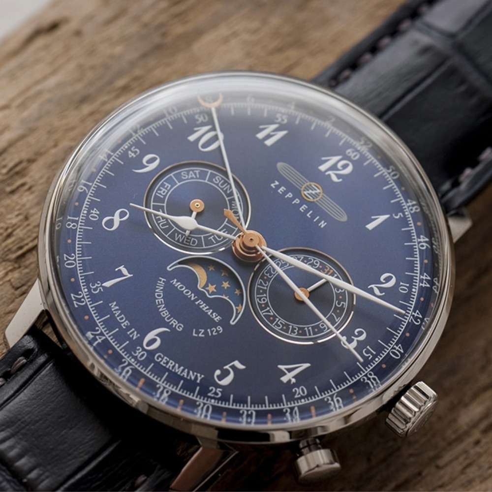 Zeppelin LZ129 Hindenburg Moonphase 7036-3 Karóra - Image 2