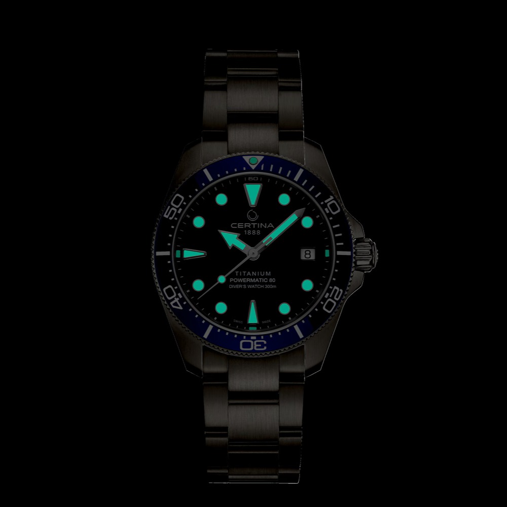 Certina DS Action Diver 38mm Titanium Powermatic 80 búváróra C048.807.44.041.00 - Image 2