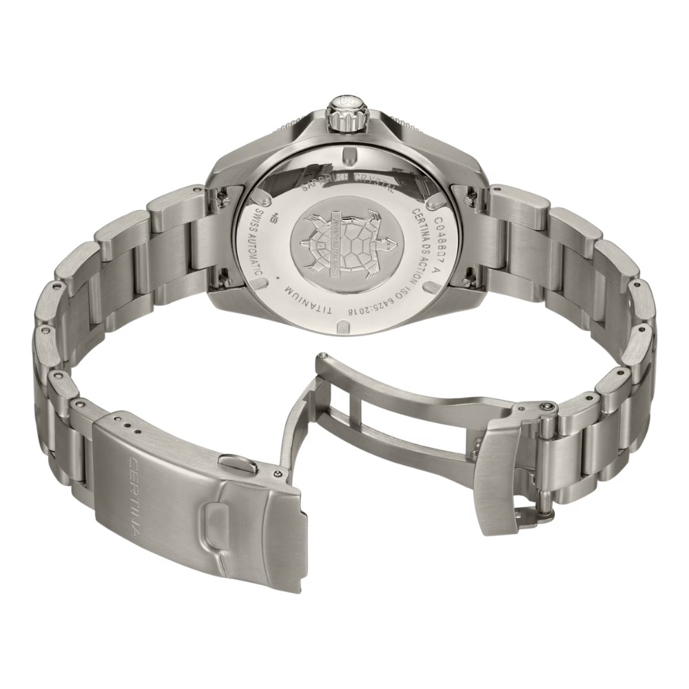 Certina DS Action Diver 38mm Titanium Powermatic 80 búváróra C048.807.44.041.00 - Image 4