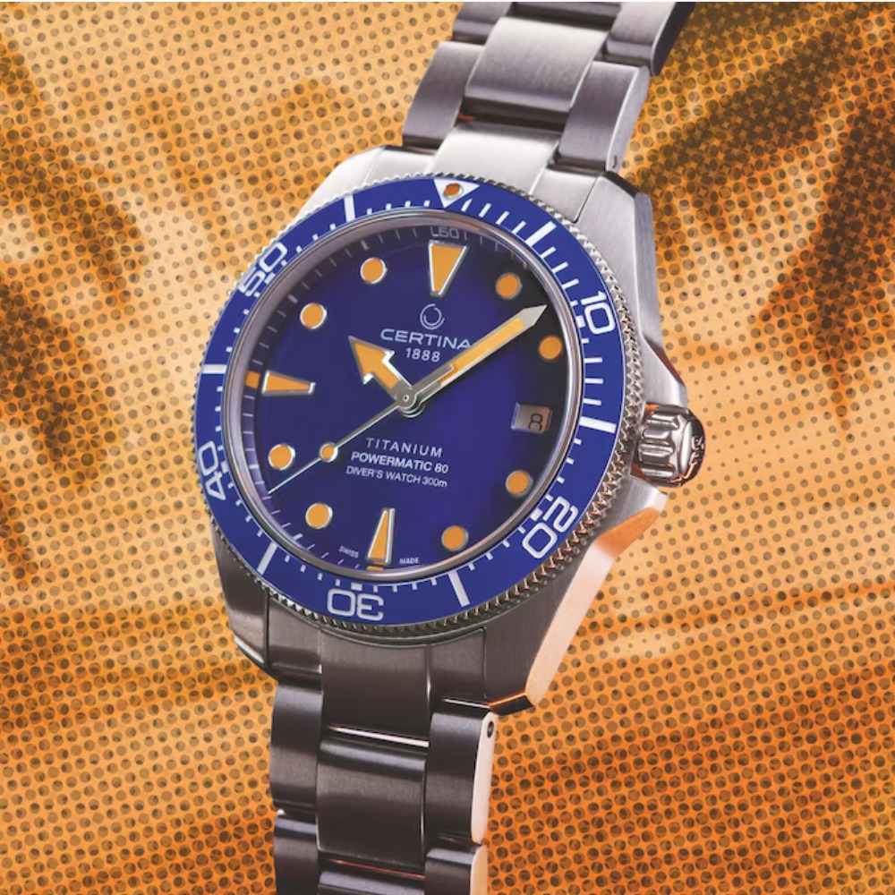 Certina DS Action Diver 38mm Titanium Powermatic 80 búváróra C048.807.44.041.00 - Image 7