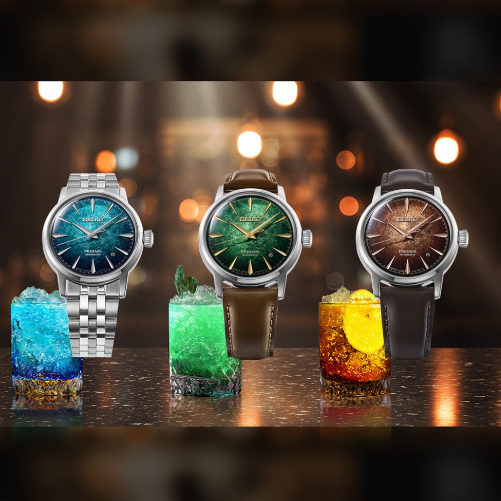 SEIKO Presage Cocktail Time "Emerald Mist" HCB001J1 karóra - Image 3