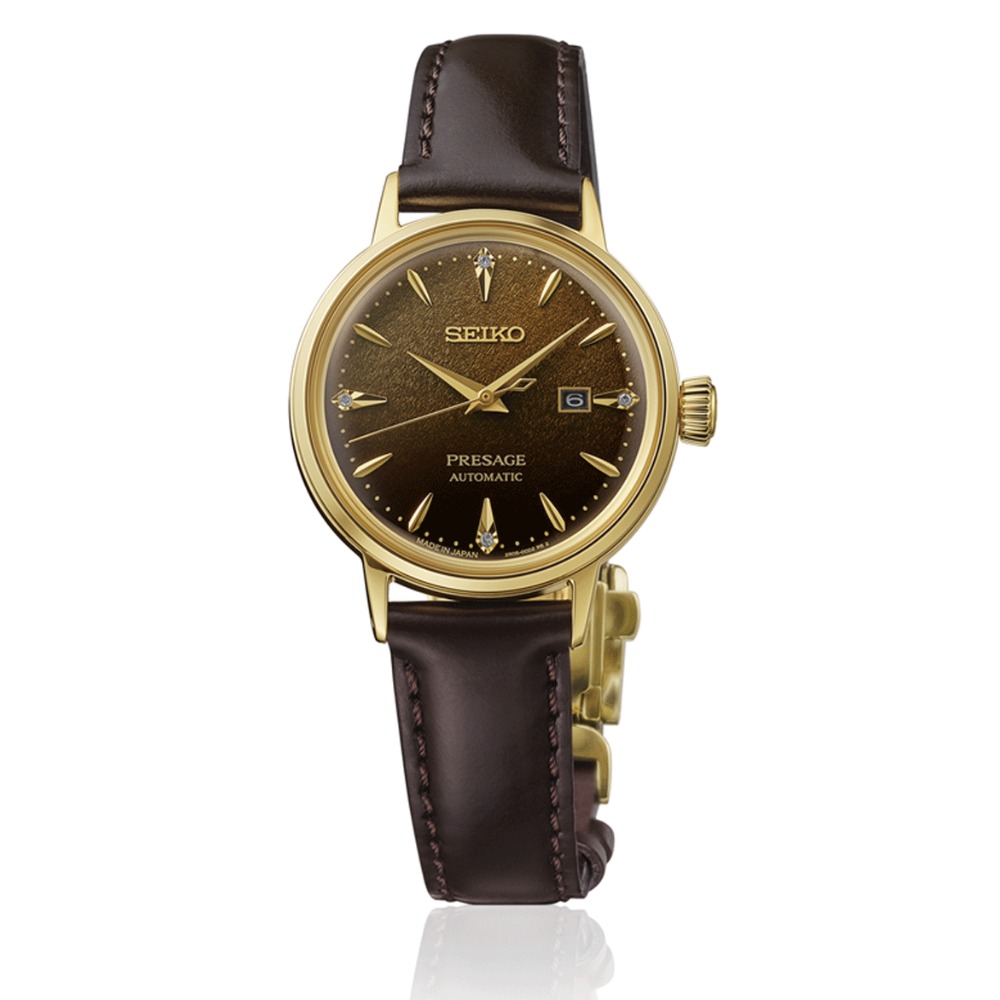SEIKO Presage Cocktail Time Jamaican Coffee Diamond Set SRE020J1 karóra - Image 3