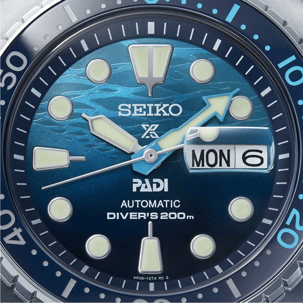 SEIKO Prospex Sea Save The Ocean Padi Special Edition "The Great Blue" SRPK01K1 Búváróra - Image 3