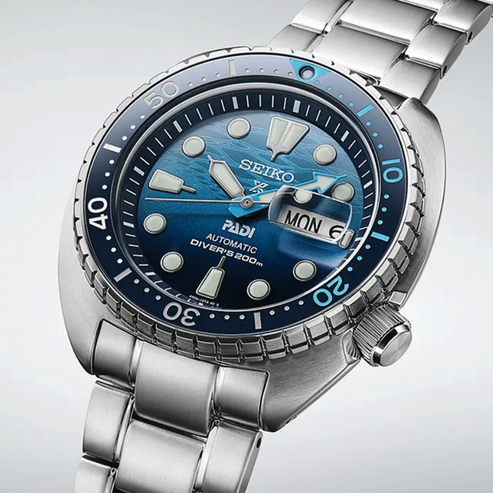 SEIKO Prospex Sea Save The Ocean Padi Special Edition "The Great Blue" SRPK01K1 Búváróra - Image 4