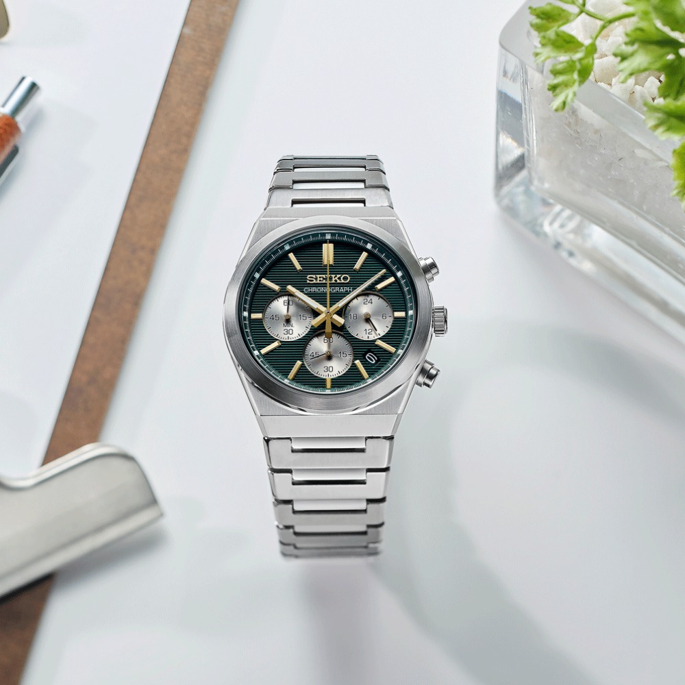 SEIKO Chronograph SSB461P1 karóra - Image 2