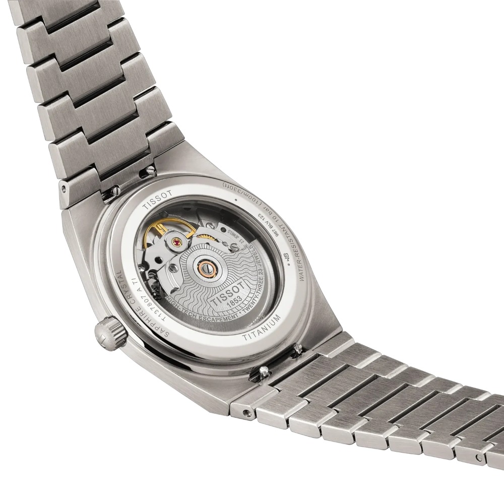 TISSOT PRX Titanium 38mm karóra T137.807.44.061.00 - Image 7