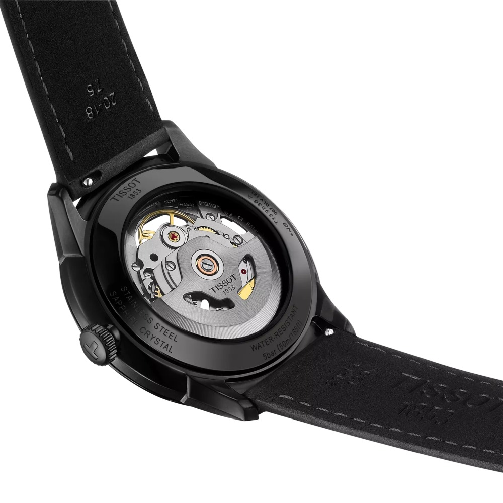TISSOT Chemin Des Tourelles Skeleton 39mm karóra T139.836.36.441.00 - Image 6